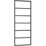  Klizna vrata od stakla ESG i aluminija 76 x 205 cm crna | shoptok.hr