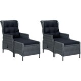  5-dijelni vrtni blagovaonski set tamnosivi | shoptok.hr