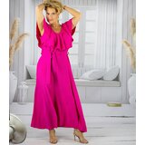 Pri Airy maxi dress with ruffles and waist tie STELLA | shoptok.hr