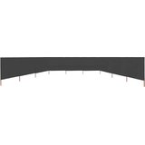  Vjetrobran s 9 panela od tkanine 1200 x 160 cm antracit | shoptok.hr