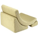 Wigiwama Zelen otroški fotelj iz tkanine bouclé Moon – | Shoptok.si