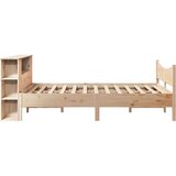 vidaXL Posteljni okvir brez vzmetnice 140x200 cm trdna borovina | Shoptok.si