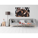  Slika - Pop Art Monkey (1 Part) Narrow Brown 120x80 | shoptok.hr