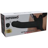 Inferno votel vibracijski strap-on 20 cm (R20862_bl) | Shoptok.si