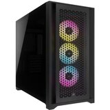 Corsair iCUE 5000D RGB AIRFLOWTempered Glass, Mid-Tower CaseBlack, 3x AF120 RGB ELITE Fans | Eponuda.ba