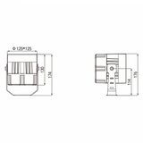  LED REFLEKTOR JM-4707 32W 4000K SIVI IP66 Cene