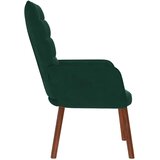  Stolica za opuštanje tamnozelena baršunasta | shoptok.hr