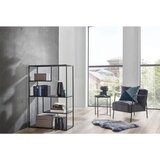 CARRYHOME regal 85/126/35 cm črna | Shoptok.si
