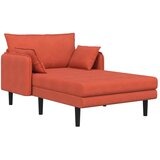 Preveliki šezlong Crvena narančasta Baršunasta tkanina - Crvena narančasta 101 cm | shoptok.hr