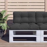  Jastuci za palete 2 kom crni od tkanine | shoptok.hr