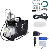 TUXING PCP zračni kompresor, 4500PSI tlak, hlajenje z vodo in ventilatorjem, ročno izklop, 220V, (5000159127) Slike
