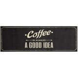  Tepih perivi s natpisom Coffee 60 x 180 cm baršunasti | shoptok.hr