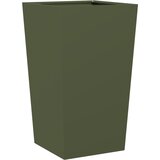  Vrtne sadilice 2 kom maslinastozelene 45x45x75 cm čelične | shoptok.hr