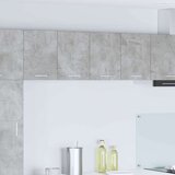 Viseći ormarić 2 pcs Beton siva i bijela 60 x 31 x 40 cm | shoptok.hr