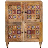  Kreveta s pohranom Prirodna 60 x 33 x 75 cm Čvrsto drvo manga | Eponuda.com