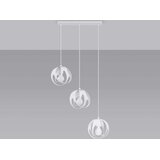  Sollux SL.1085 - Viseći luster na sajli TULOS 3xE27/60W/230V bela | Eponuda.com