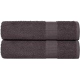 vidaXL Ručnici za tuširanje FROGN 2 kom. Antracit 70x140 cm 360 g/m² - Antracit 70 x 140 cm 2 | shoptok.hr