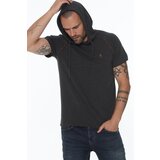 Dewberry T8570 HOODED MEN'S T-SHIRT-ANTHRACITE Cijene