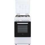 Vox plinski štedilnik GHB 5400 W [A, 4x plin, 55l pečica, bel], (21604250) Cene
