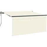  Skrovita tenda Krema 300 x 200 cm tkanina | shoptok.hr