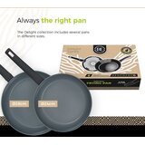 BE Living 2 -delni set ponev BE Living - Delight black (24-28 cm) | Shoptok.si