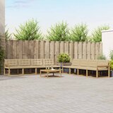  Set vanjskih sofa 9 kom. Bijela i bež | shoptok.hr