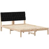  Krevetni okvir s tapiciranim uzglavljem Smeđa 160 x 200 cm | shoptok.hr