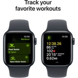 Apple Watch SE 2024 GPS 40mm M/L kucište MXE93QF/A Aluminij Ponoc sportska Ponoc narukvica | shoptok.hr