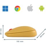Leitz Miška Cosy, brezžična, rumena | Shoptok.si