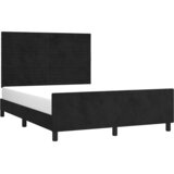  Okvir za krevet bez madraca crni 140x200 cm baršunasti | shoptok.hr