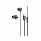 Swissten iPEAX slušalice + mikrofon, žičane, In-ear, USB-C , 1,2m, multi kontrola, crne | shoptok.hr