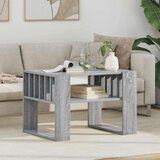  Klubska miza Siva Sonoma 66 x 49,5 x 45 cm Konstruiran les, (5000120351) | Shoptok.si