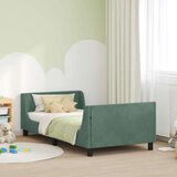  Otroški posteljni okvir z vznožjem Morsko zelena 80 x 200 cm, (5000104539) | Shoptok.si
