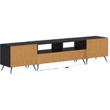  5-dijelni LED TV ormarić Crna Konstruirano drvo - Crna 100 cm | shoptok.hr