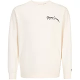 Tommy Jeans Plus Sweater majica svijetloplava / svijetlonarančasta / crna / bijela