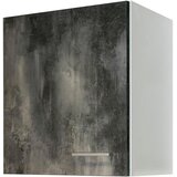 Flex-Well Kuhinjska Zgornja Omarica Lucca, Bela, Videz Kamna | Shoptok.si