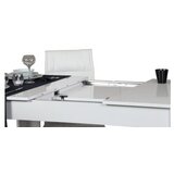 Hanah home produžni trpezarijski sto bois shiny white | ePonuda.com
