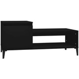  Stolić za kavu crni 100 x 50 x 45 cm od konstruiranog drva | shoptok.hr