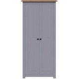  Ormar od masivne borovine sivi 80x50x171,5 cm asortiman Panama | Eponuda.ba