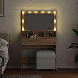  Toaletni stol s ladicama Umjetnički hrast 80 x 41 x 134,5 cm | shoptok.hr
