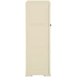  Plastični ormarić 79 x 43 x 125 cm izgled drva angora bijeli | shoptok.hr