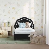  Posteljica za malčke z vzglavjem Črna 70 x 140 cm Žamet, (5000105460) | Shoptok.si