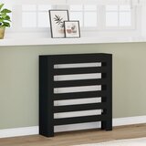 vidaXL Pokrov za radiator črn 78x20x82 cm inženirski les Cene