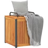  Vanjska kutija za jastuke 45x45x45/53 cm masivno drvo i čelik | shoptok.hr