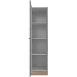 Flex-Well Omara Za Posodo Capri, Črna, Hrast | Shoptok.si
