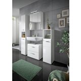 MID.YOU omara z ogledalom ice, bela visok sijaj, osvetlitev | Shoptok.si