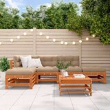  Set lounge namještaja za vrt 6 pcs Voštanosmeđa | shoptok.hr