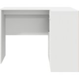 vidaXL Kotna Miza Bela 102x88x75 cm Izdelana iz lesa | Shoptok.si