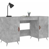  Radni stol boja betona 140 x 50 x 75 cm od konstruiranog drva | shoptok.hr