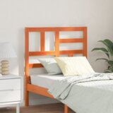  Naslonjalo za posteljo Voščeno rjava 105.5 x 4 x 104 cm | Shoptok.si